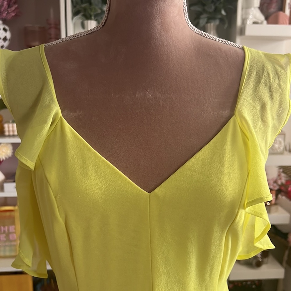 ASOS Ruffled Cross Back Dress - Picture 2 of 5